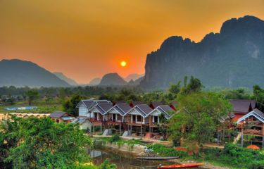 Vang Vieng, a peaceful town inm Laos