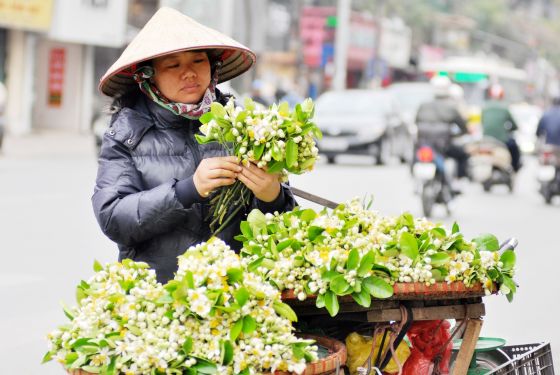 Five friendly street food ladies in Ho Chi Minh City